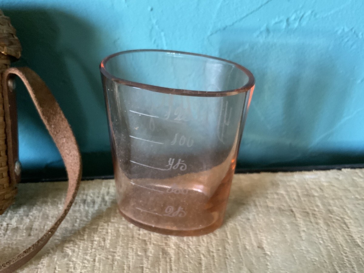VERRES DE CURES - Opalines, Verres émaillés