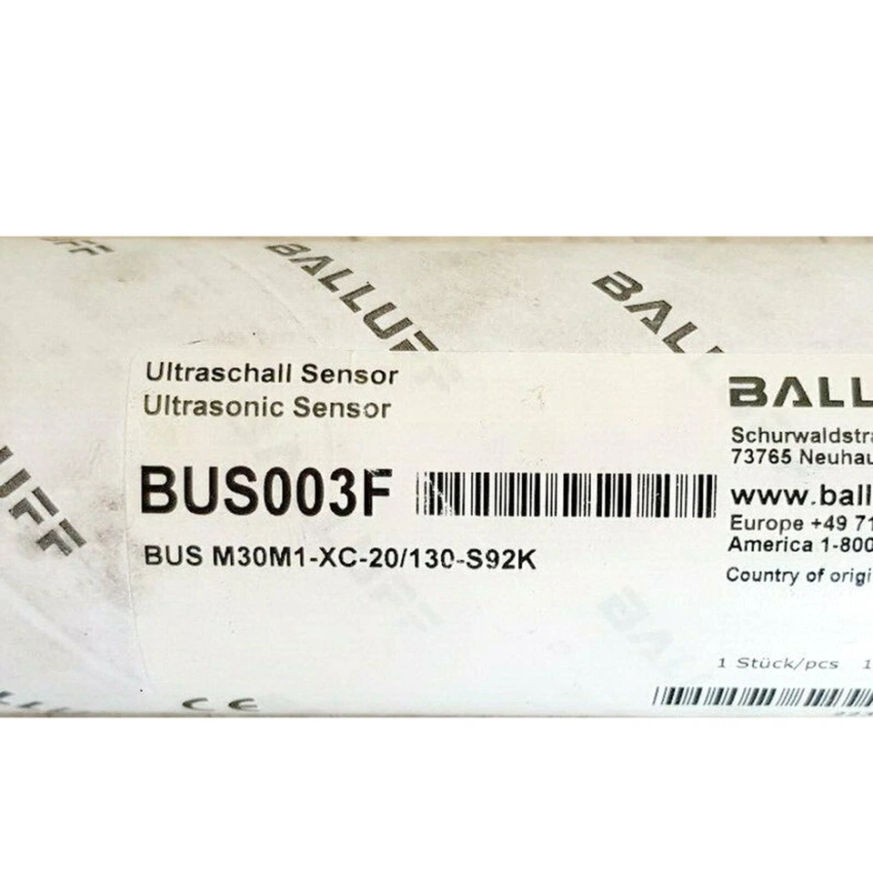 BALLUFF BUS M30M1-XC-20/130-S92K(BUS003F)Ultrasonic Sensors With Analog Output✦K - Image 4 of 4