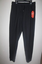 NWT Wonder Nation Boys Pull on Jogger Pants Black Stretch Moisture Wicking