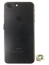 Apple IPhone 7 Plus Rear Housing Back Cover Matte Black Original OEM GRADE C