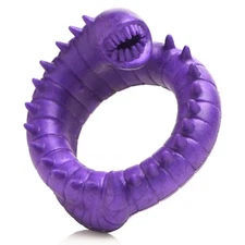 Creature Cocks Slitherine Silicone Cock Ring Purple - Fetish Fantasy Cock Ring
