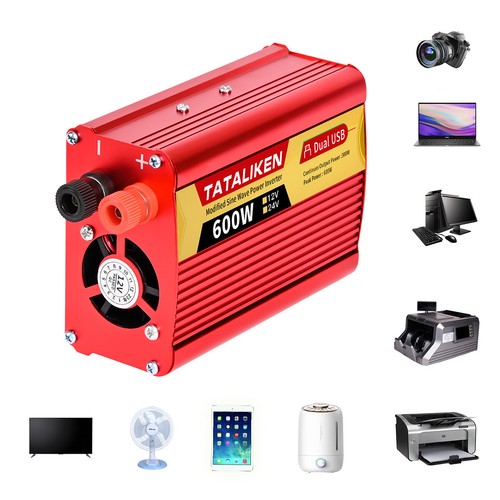 2500W Car Power Inverter DC 12v to AC 110V 60HZ with Dual USB Ports - Picture 6 of 18