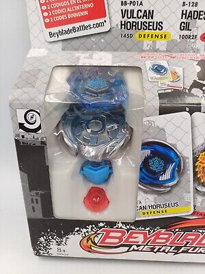 Beyblade Metal Fury Mystic Zone Vulcan Horuseus & Hades Gil