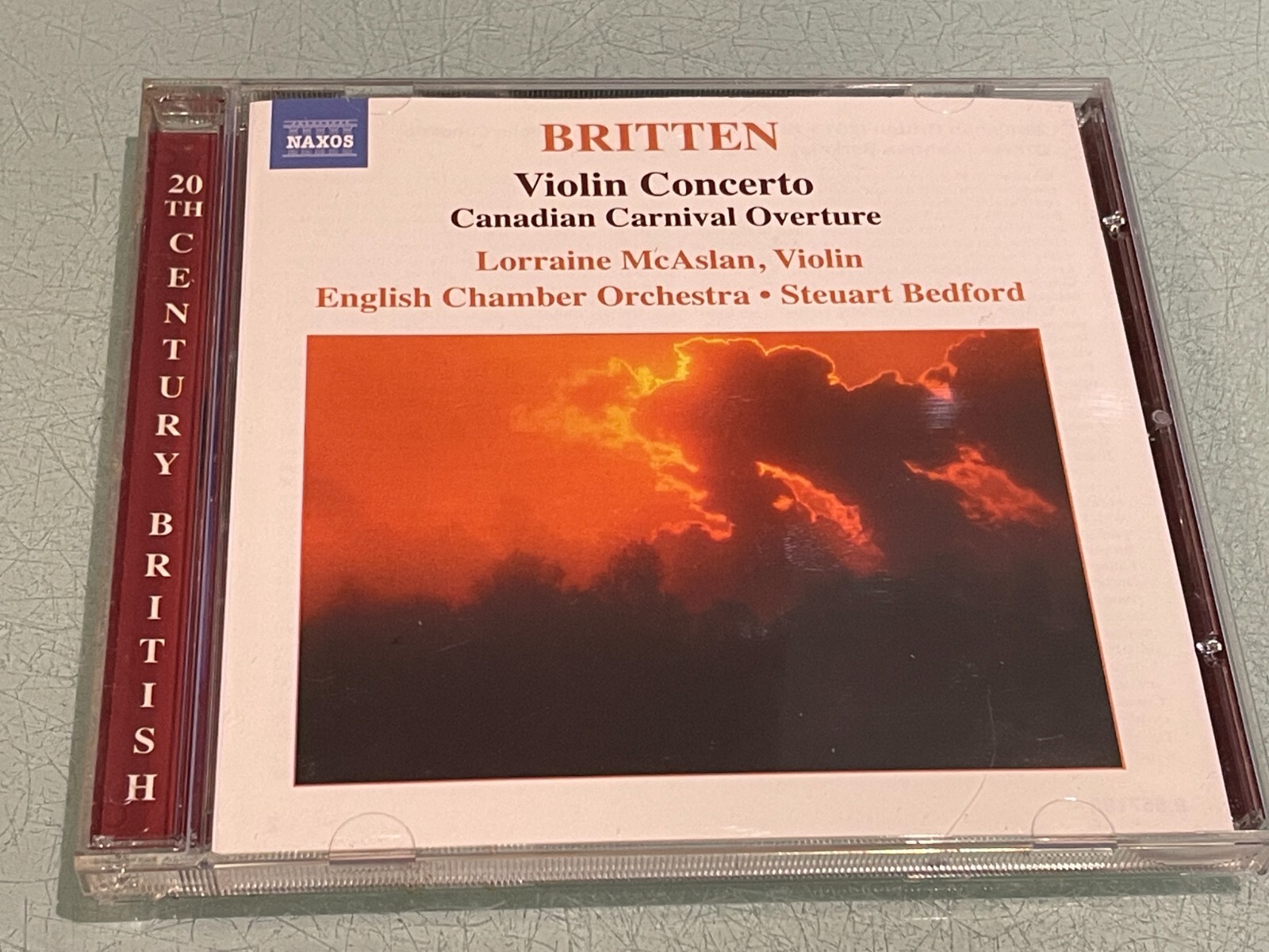 Benjamin Britten - Violin Concerto - Lorraine McAslan  CD Album 2005 Naxos - NEW