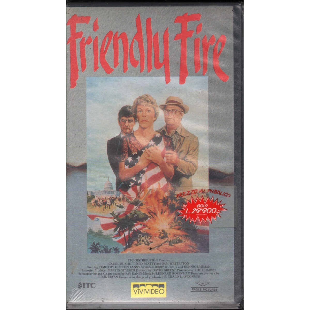 Friendly Fire VHS David Greene Univideo – 50737 Sealed