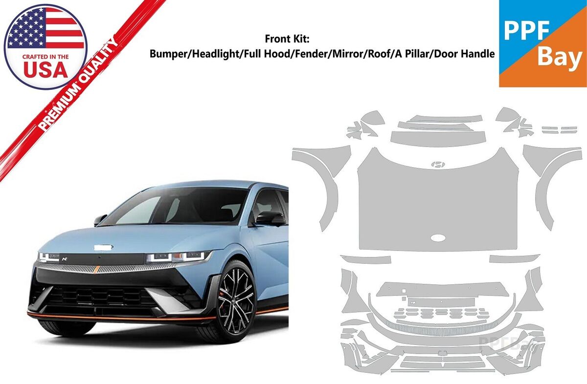 Full Hood & Fender + Mirror Kit | HYUNDAI IONIQ ELECTRIC 2020 Full Hood & Fender + Mirror Kit | HYUNDAI IONIQ ELECTRIC 2020