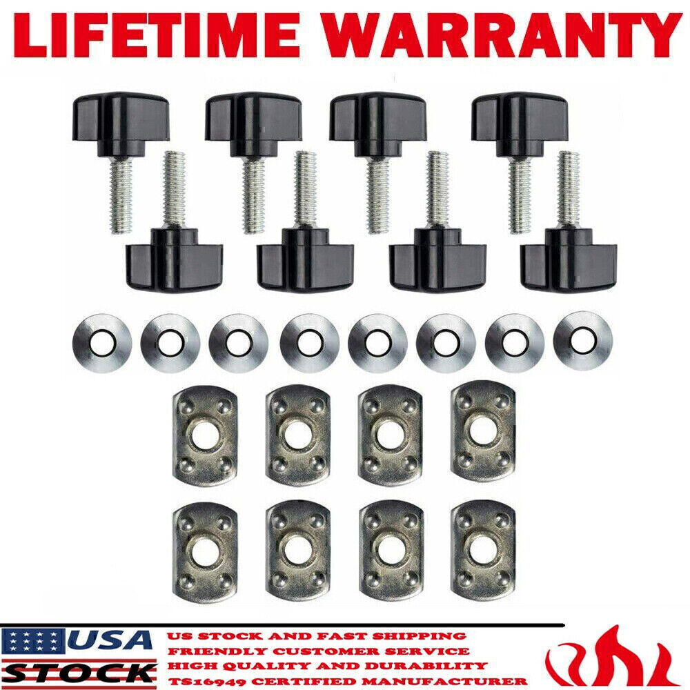 Jeep Wrangler Universal Easy On Off Hard Top Fasteners Nuts Bolts for YJ TJ JK