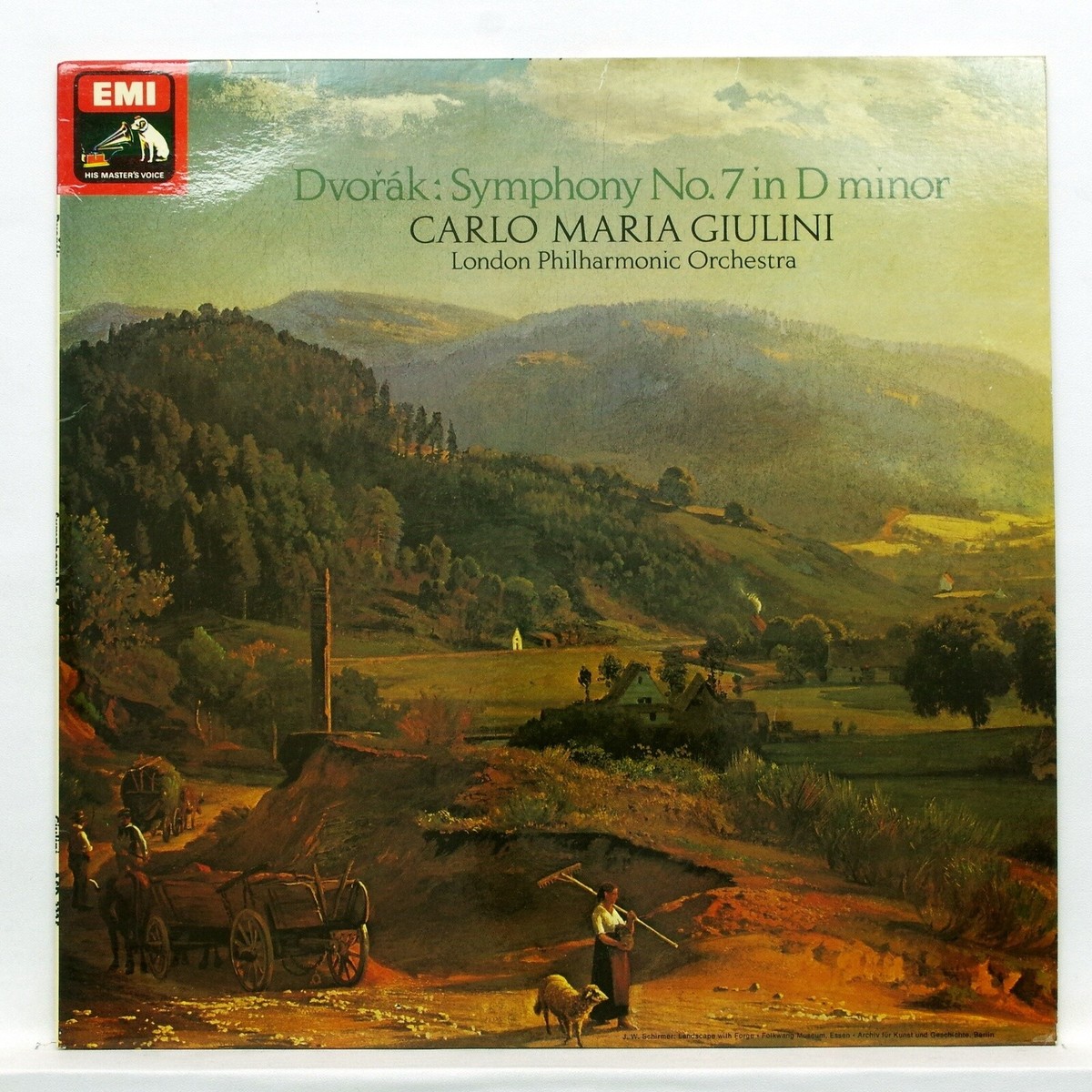 ASD 3325 CARLO MARIA GIULINI - DVORAK symphony no.7 EMI HMV LP EX