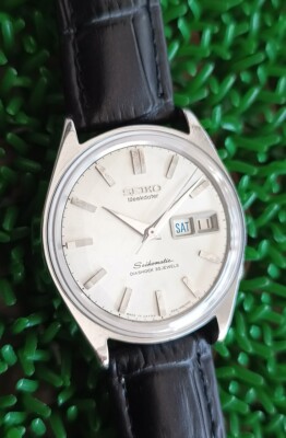 Nice Vintage Seikomatic Weekdater 6218-8950 Diashock 35 Jewels