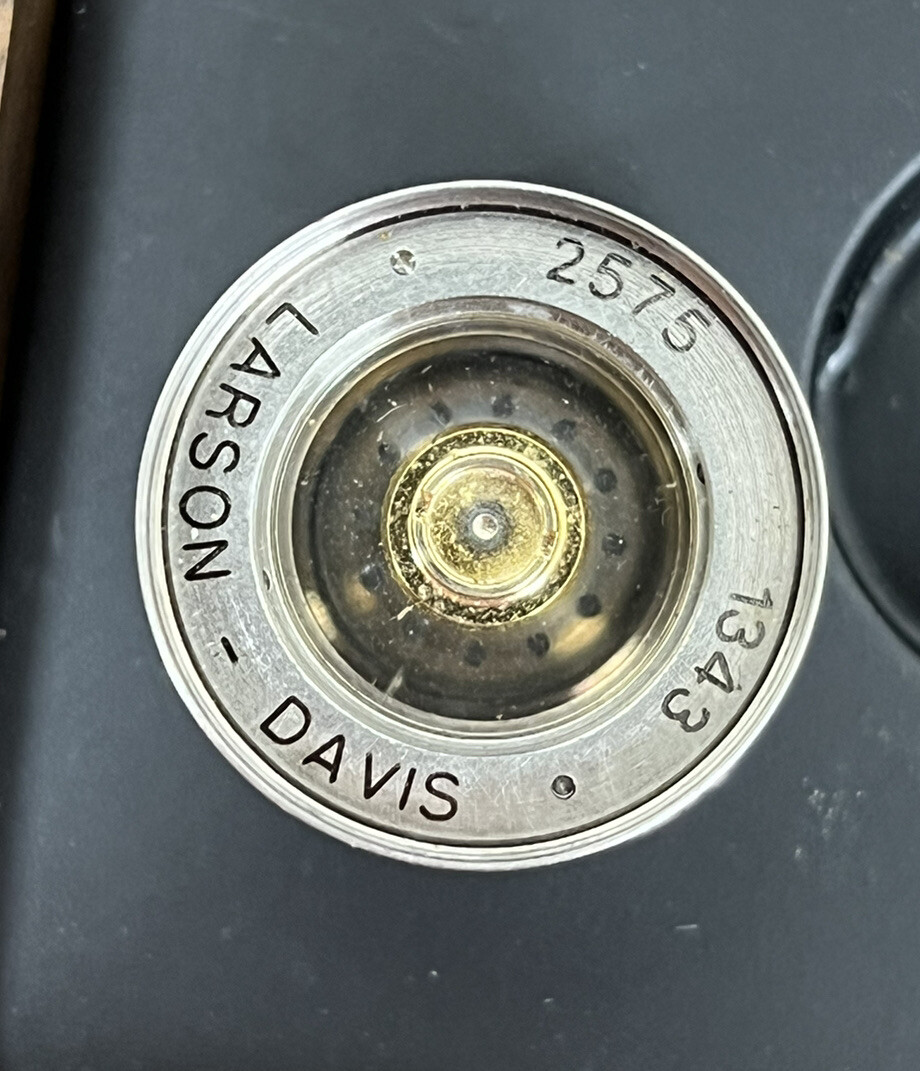 Larson Davis Free Field 2575 1” Microphone Mic USA Calibration Chart E