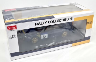 Sunstar 1/18 Subaru Impreza WRC 555 2nd Beijing Rally 1994 #6