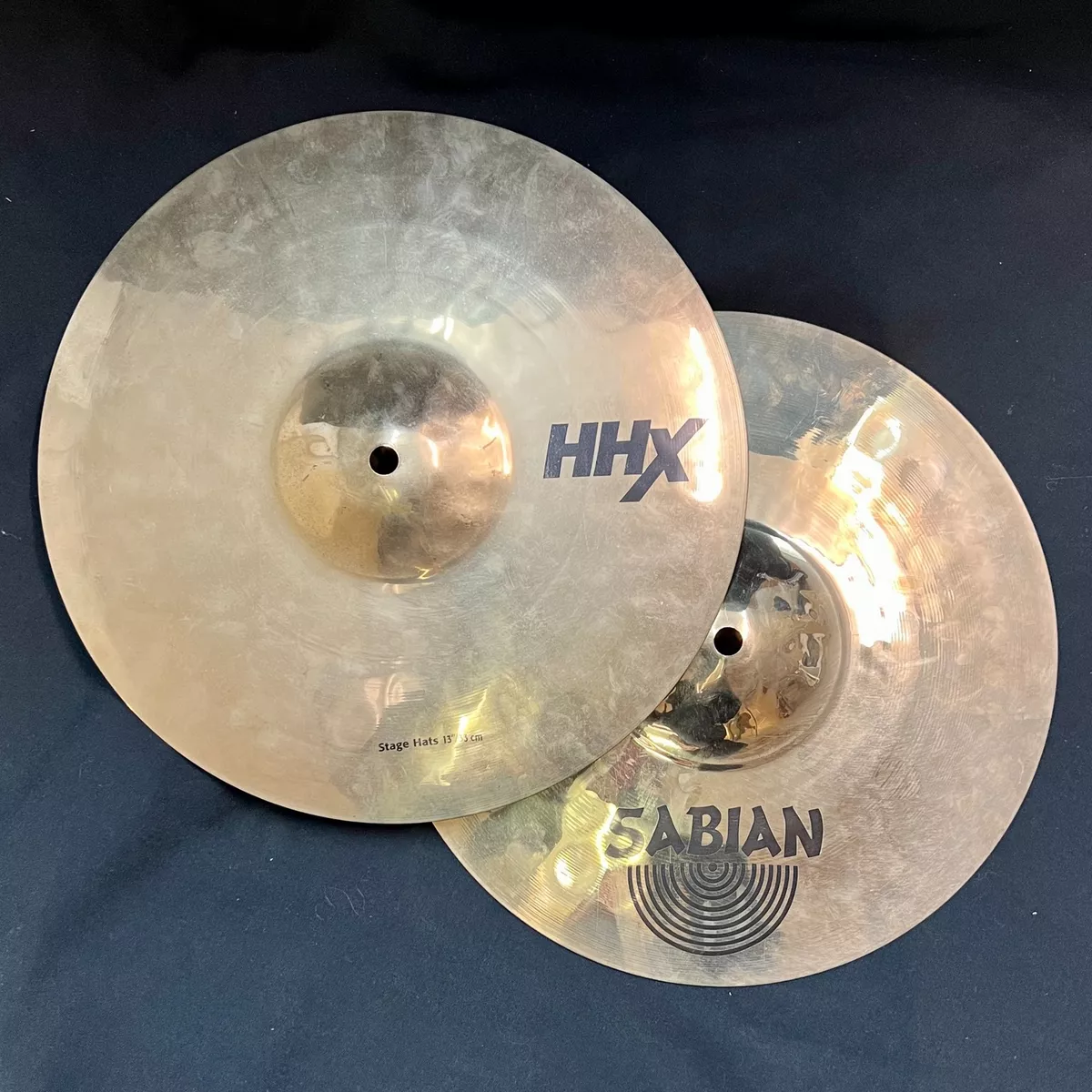 Sabian HHX 13 inch Stage Hats Old Logo 804gm 1212gm