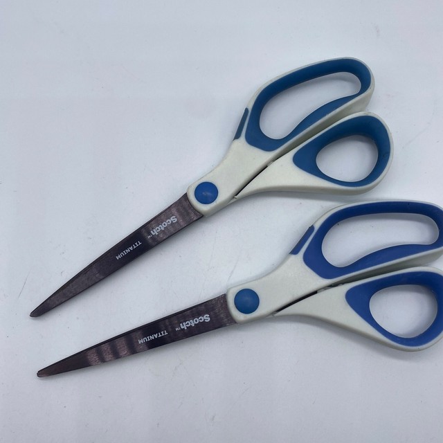 Scotch Precision Ultra Edge Titanium Paper Scissors & Shears LOT