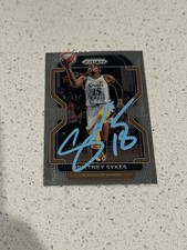 BRITTNEY SYKES Signed Autographed 2022 PRIZM Card SPARKS DREAM MYSTICS SYRACUSE