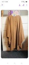 Ladies Poncho Cape Shawl Style Maple. 1 Camel In