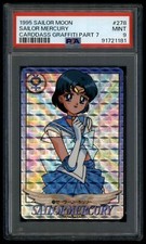 Sailor Moon Carddass Graffiti 7 278 Mercury 1995 Prism Holo Card PSA 9 91721181