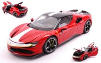 Ferrari Sf90 Stradale Assetto Fiorano Rot / Weiß Signatur 1:18 Modell 16911
