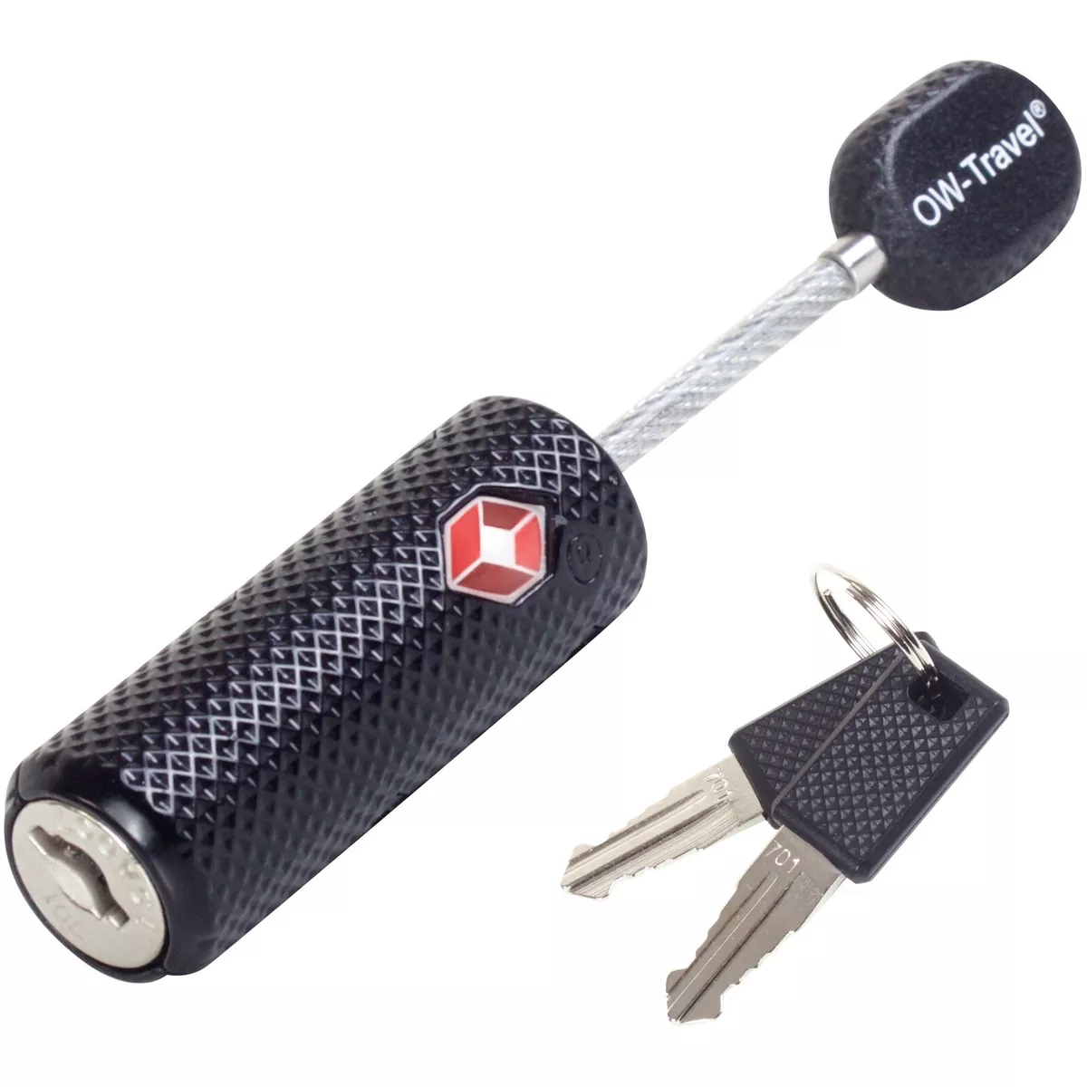 ✓TITAN TSA Approved Keyed Cable Padlocks. Suitcase Luggage Bag Key Travel  Lock | eBay