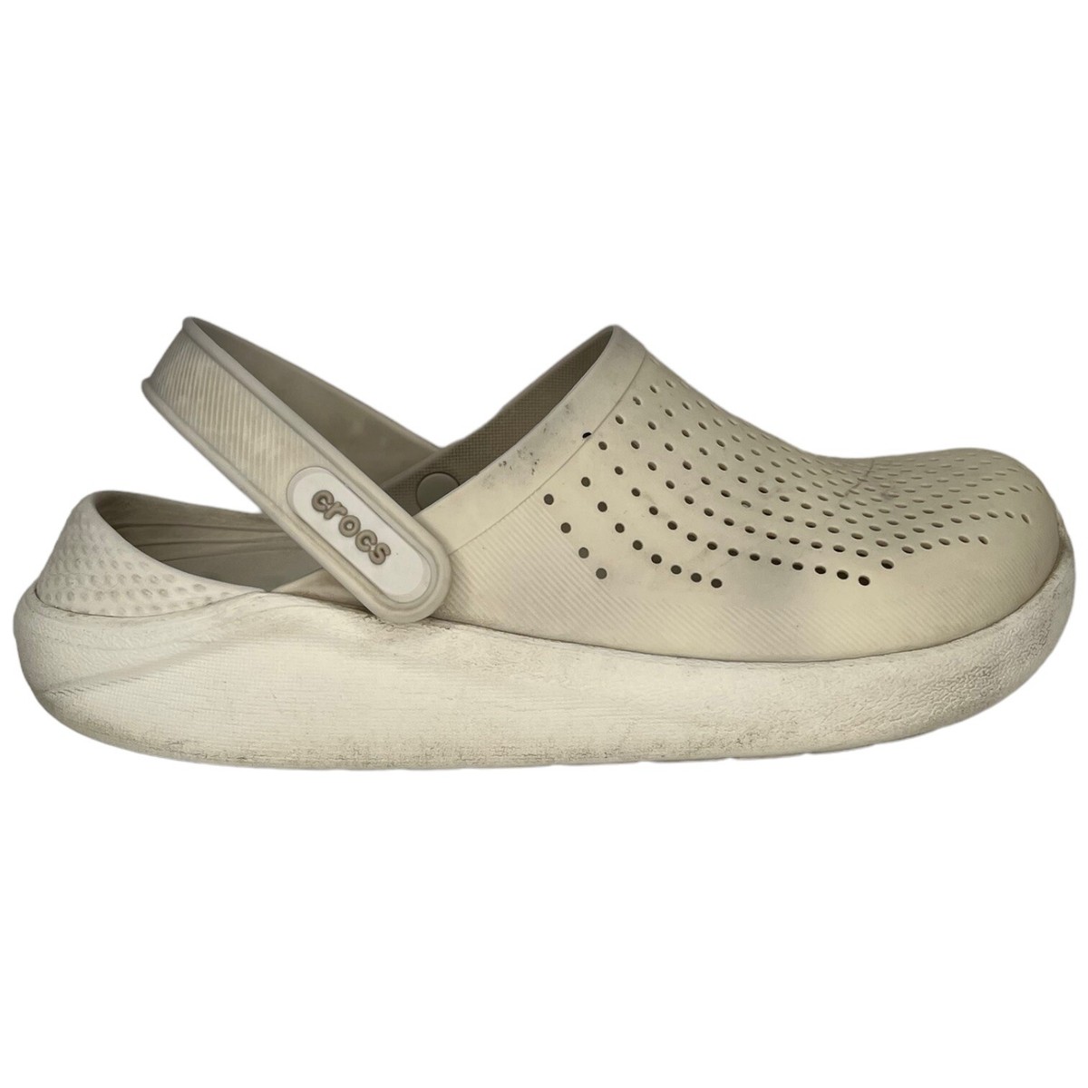 Crocs Lite Ride Clogs Comfort Slip On Sandal Unisex White Mens