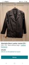 Washable Leather Ladies Jacket £20 !
