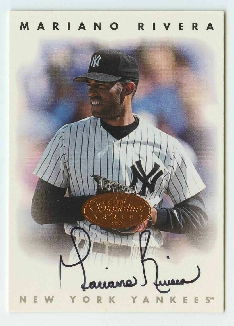 MLB Mariano Rivera サインカード Mariano Rivera 1996 Leaf Signature Autographs SP Auto AU RC