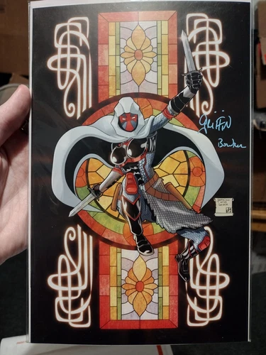 Quintara Stone #1 Keenspot Comics 2022 NM+ Griffin Variant/450 2X Signed W/ COA