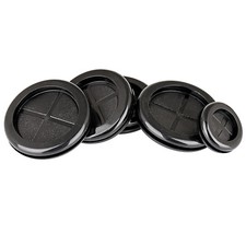 Blanking Grommets 12mm 16mm 20mm 25mm - 110mm - Rubber Closed Grommet Blind Hole