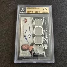 2008-09 Russell Westbrook UD Premier Auto Jersey RC BGS 9.5 Gem Mint #161/199