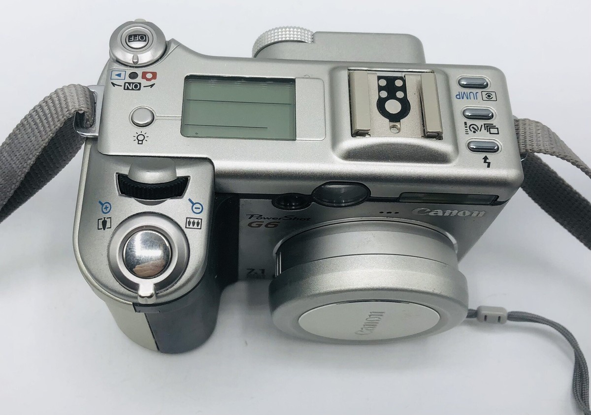 Canon Powershot G6 PC1089 自撮り チルト式 Canon PowerShot G6 Digital Camera Bundle PC1089 As-is for