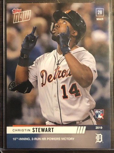 2019 Topps Now 15 Christin Stewart