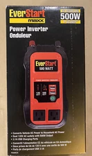 Everstart Maxx 500w Power Inverter (Brand New Factory Sealed)