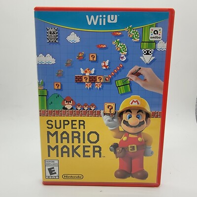 Super Mario Maker (Nintendo Wii U, 2015) Wii U 