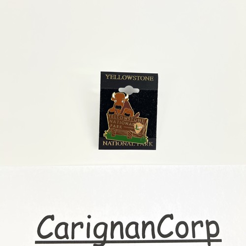 Yellowstone National Park Vintage Pin Original Backing With Free Shipping