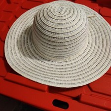 Women's Paper Straw Hat White See Pictures
