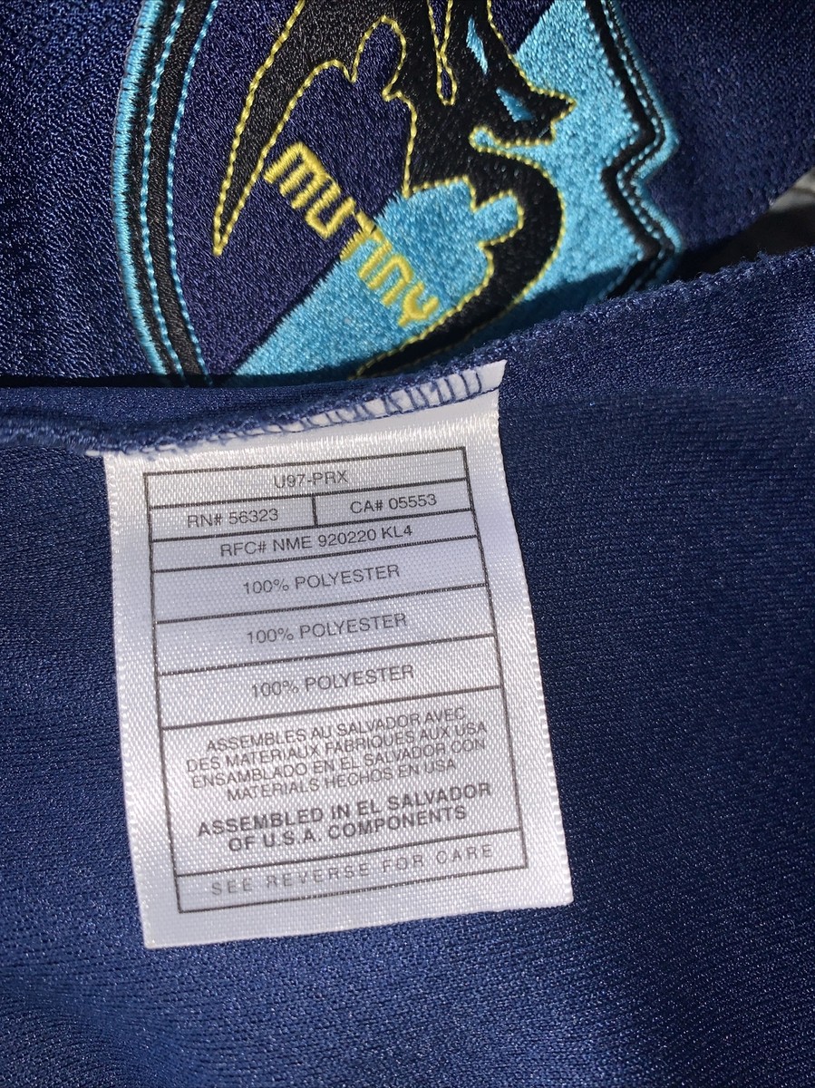 MLS Nike Men's Tampa Bay Mutiny Soccer Jersey Sz M Dark Blue
