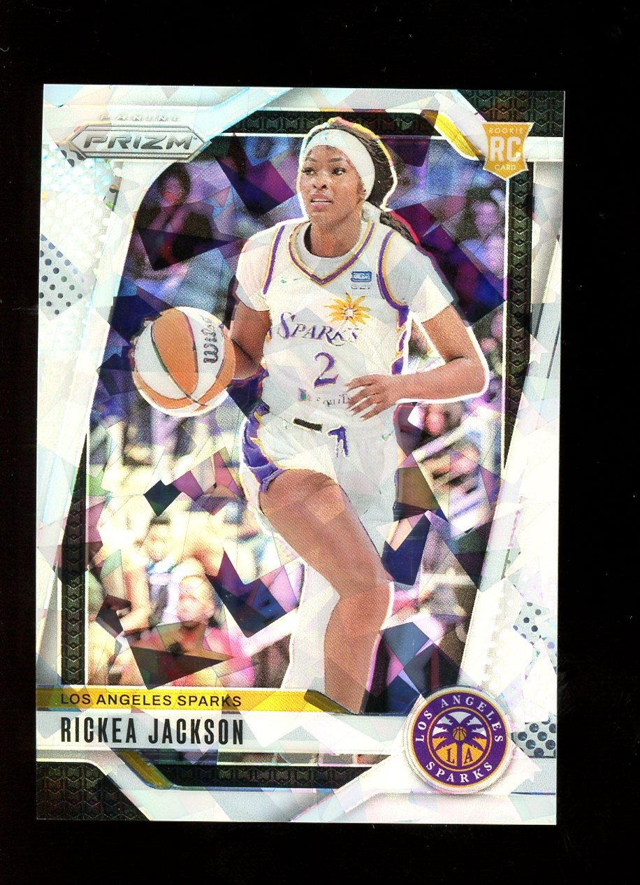 2024 Panini WNBA Prizm White Ice Prizm #60 Rickea Jackson Sparks RC Rookie 33/35