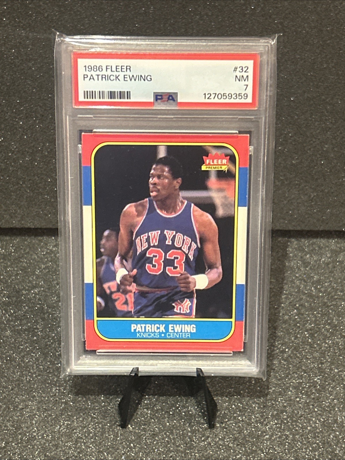1986-87 Fleer - Patrick Ewing #32 (RC)