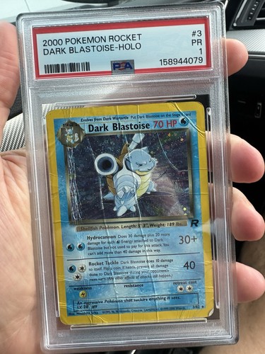 Dark Blastoise (Unlimited) graded PSA 1 for sale on eBay