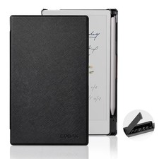 CoBak Case for Remarkable Paper Pro Move 7.3 inch 2025, Hard Back Shell Black