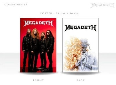 FINAL BOX SET MEGADETH 2026 ARGENTINA CD + CASSETTE + POSTER +