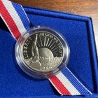 1986-S Statue of Liberty Commemorative Half Dollar - Beautiful Proof Coin  — photo 2