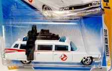 HOT WHEELS 2010 Rare Ecto-1 GHOSTBUSTERS 1959 CADILLAC HEARST FAST SHIP☑️ITOUT!