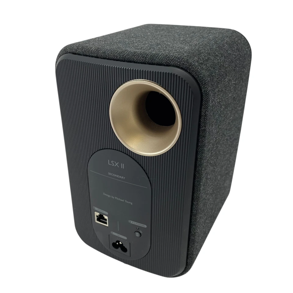 НА ЗАПЧАСТИ KEF LSX II Carbon Black беспроводной HiFi динамик для книжной полки - Изображение 3 из 4