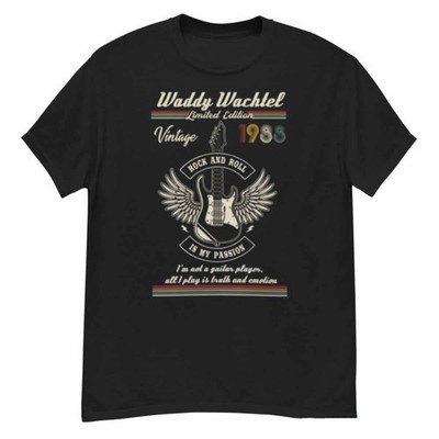 Waddy Wachtel VTG 1988 Style Shirt Black Unisex S-5XL 1J1027