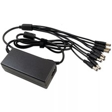 DC 12V 5A Power Supply Adapter 8 Split Power Cable For CCTV Security Camera DVR