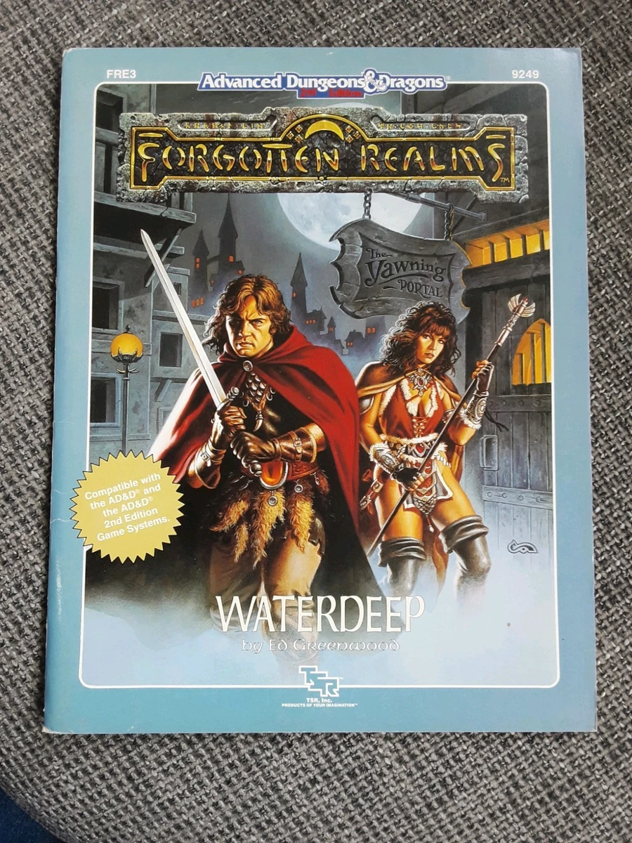 Advanced Dungeons & Dragons - Forgotten Realms- Waterdeep - Adventure - AD&D
