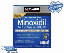 Kirkland Signature Minoxidil 5 Hair Regrowth Treatment for Men - 12oz 6x2fl...