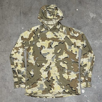 Kuiu Gila LS Hoodie Men Size Medium Camo Hunting Long Sleeve SPF Lightweight