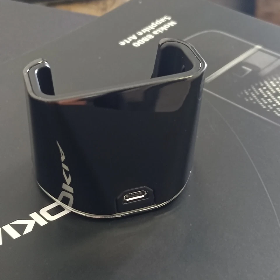 Nuevo cargador base Nokia DT-19 para Nokia 8800 Sapphire Arte negro carga de escritorio Foto 3 de 4