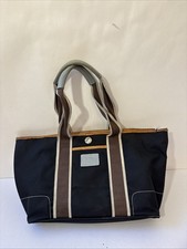 Vintage Coach Hampton Tote Dual Handles Sateen Bag Womens Purse Rare